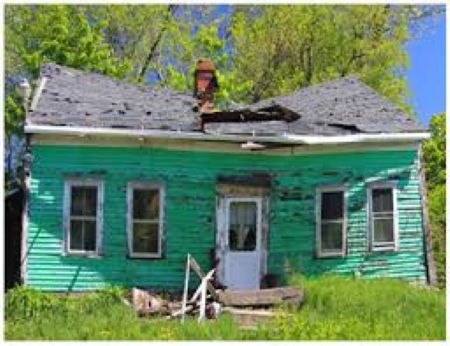 IMAGE OF BROKEN HOUSE